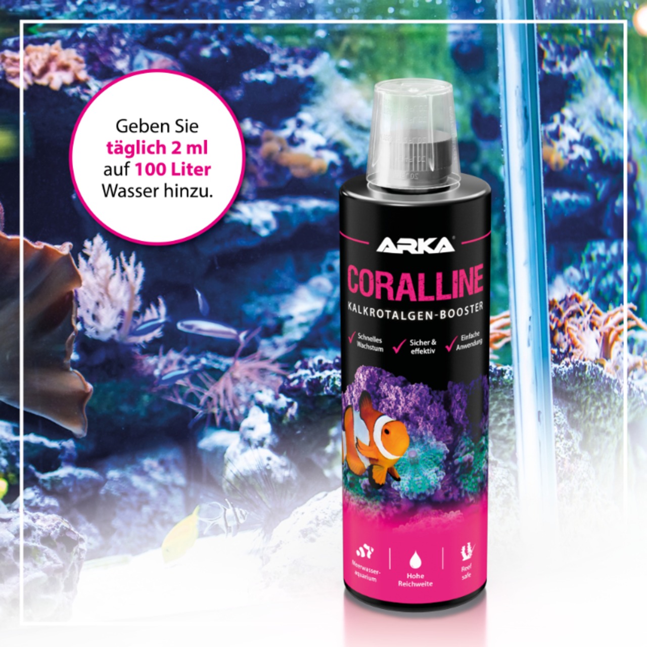 Arka Coralline Kalkrotalgen + 236ml