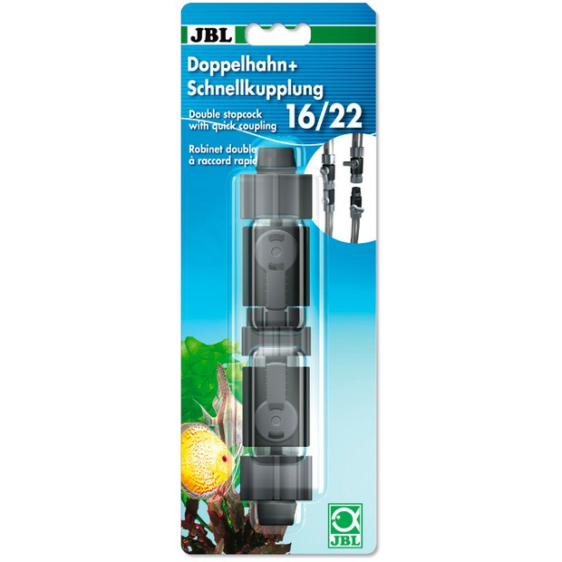 JBL Doppelhahn + Schnellkupplung